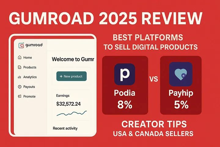 Read more about the article Gumroad vs Podia for Solo Creators
